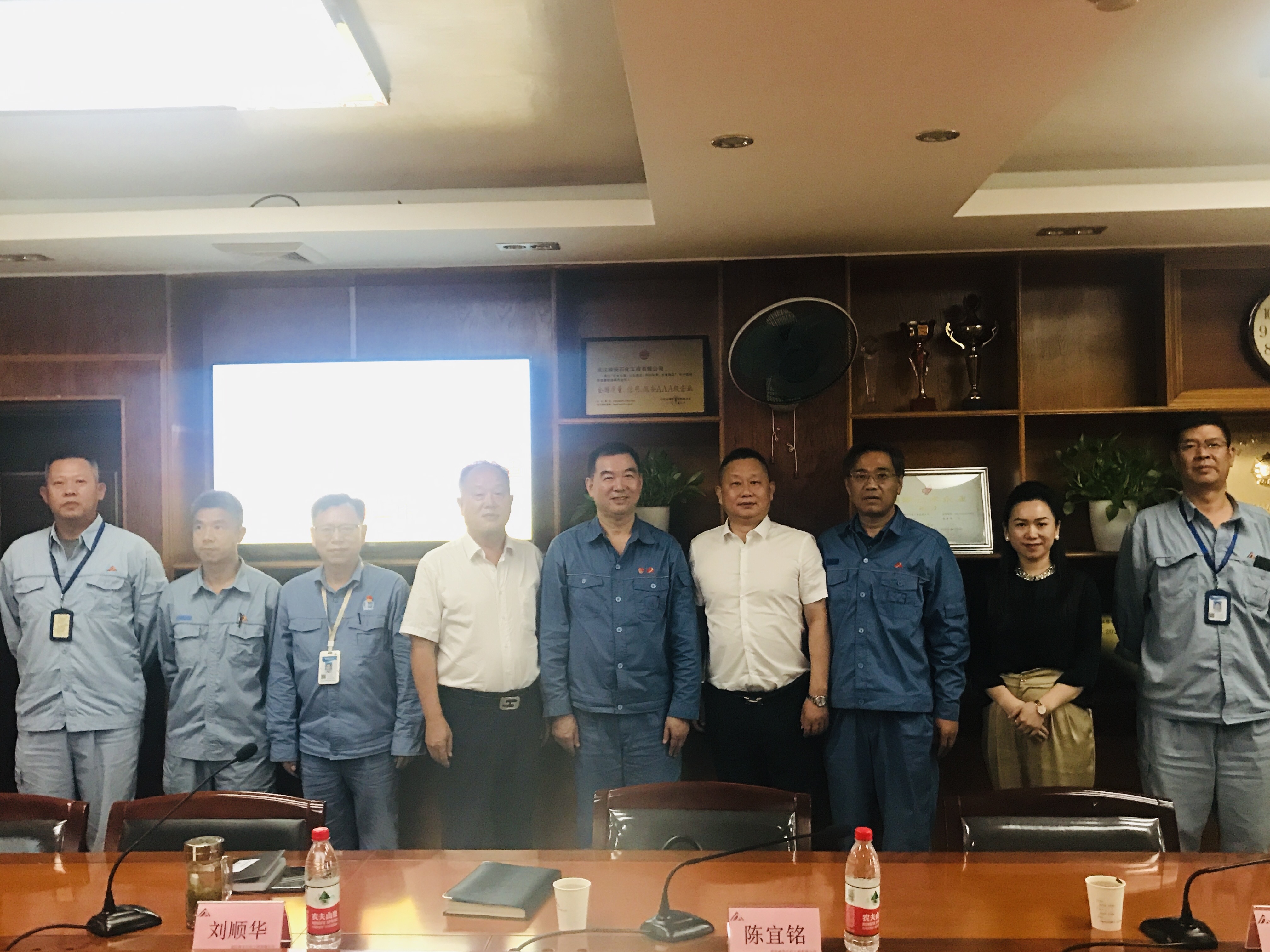 湖北省吊装行业协会领导走访武汉检安石化工程有限公司
